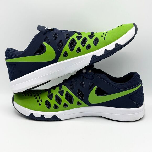 Nike Train Speed 4 AMP Shoes Men Sz 12 Blue Green Seattle Seahawks 848587-307 - Picture 6 of 16